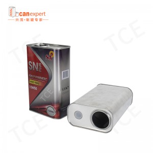 Top Sale Feak Proof 1L Emballage d\'huile d\'emballage carré