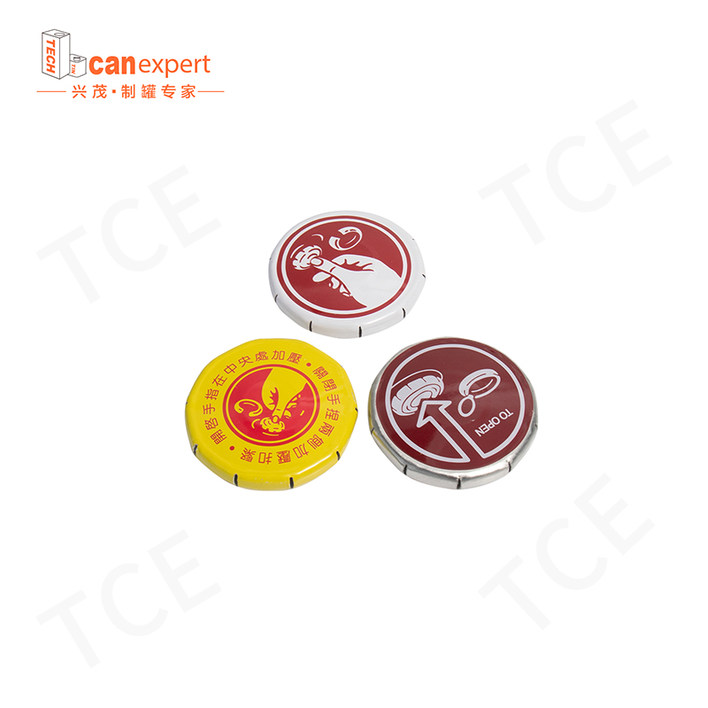 TCE- Les accessoires de plaquette de pression de la meilleure vente de l\'étain peuvent les accessoires de bouchons de pression