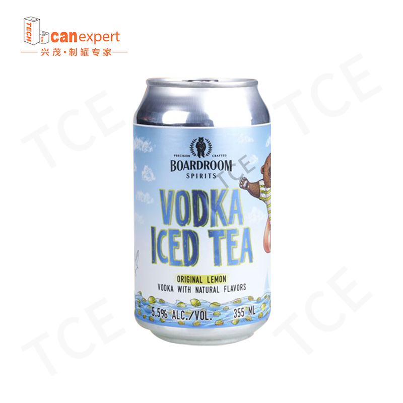 TCE vendant produit à l\'alcool à l\'alcool en boîte à étain de 0,25 mm de boisson à la bouteille de boisson